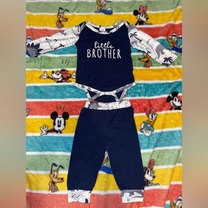 Baby Brother Outfit •Size 0-3 Months